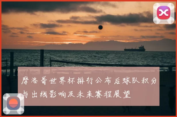 摩洛哥世界杯排行公布后球队积分与出线影响及未来赛程展望